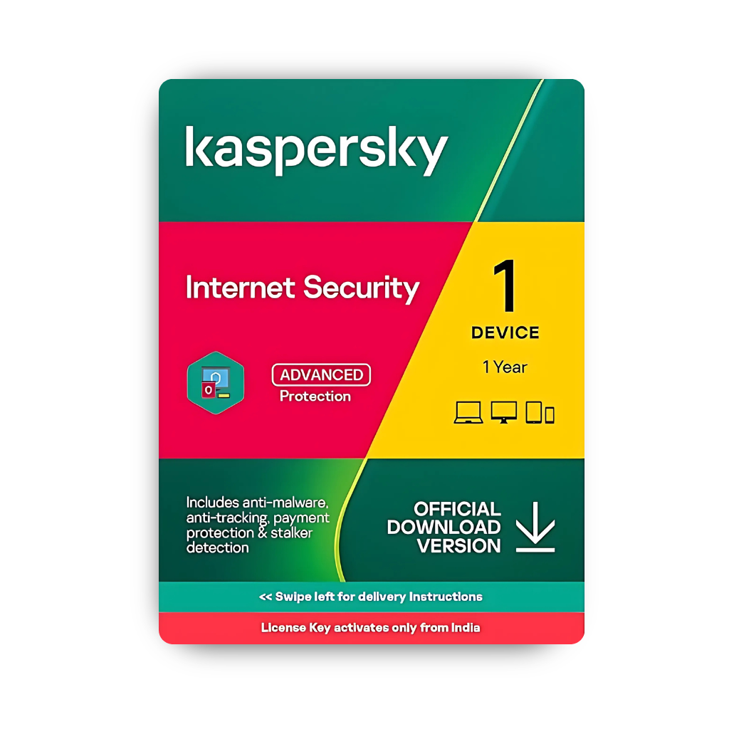 Kaspersky Internet Security 1 PC 1 Year