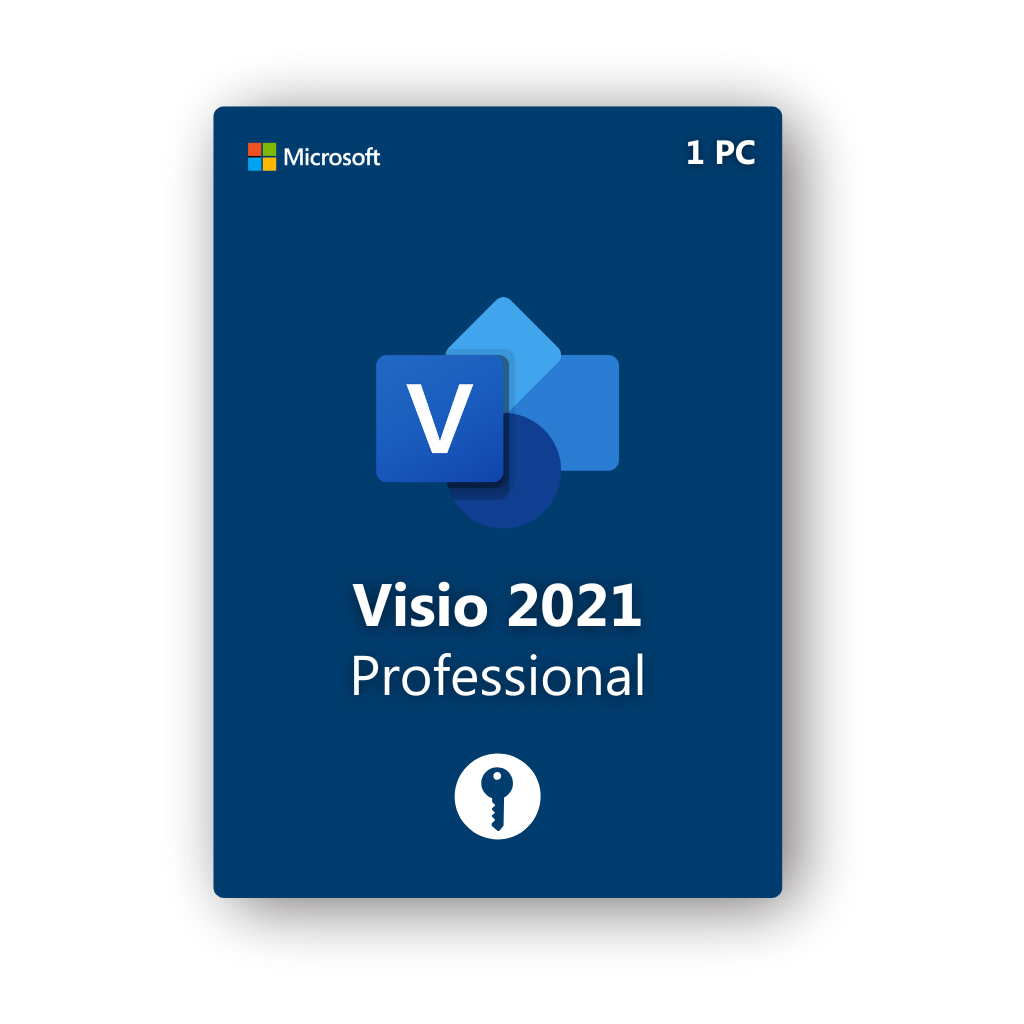 [Retail] Visio 2021 Professional Activates 2 PCs Online