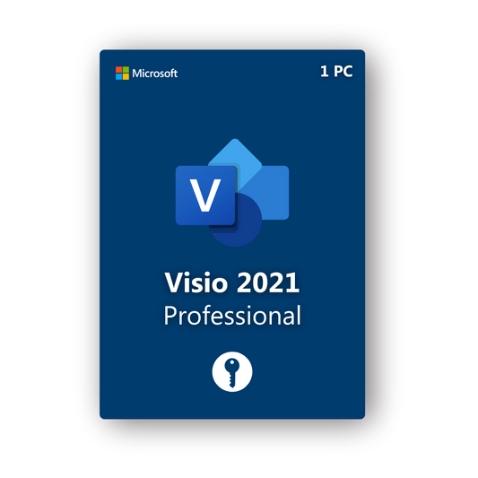 [Retail] Visio 2021 Professional Activates 2 PCs Online