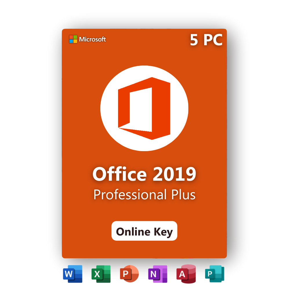 [Retail] Office 2019 Pro Plus Activates 5 PCs Online